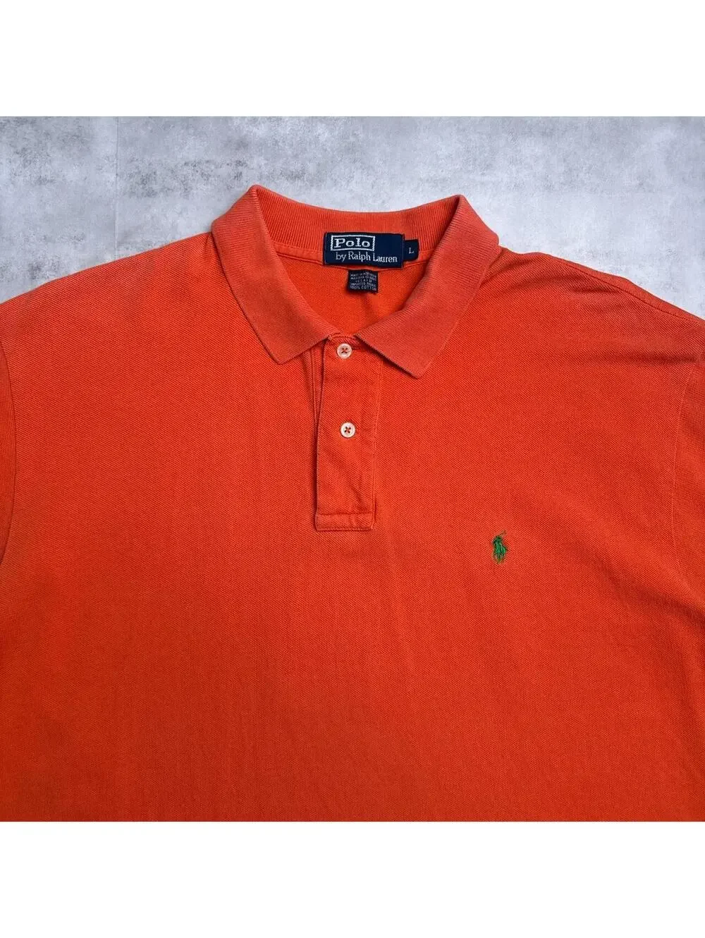 Y2K Polo Ralph Lauren 00s Polo orange shirt